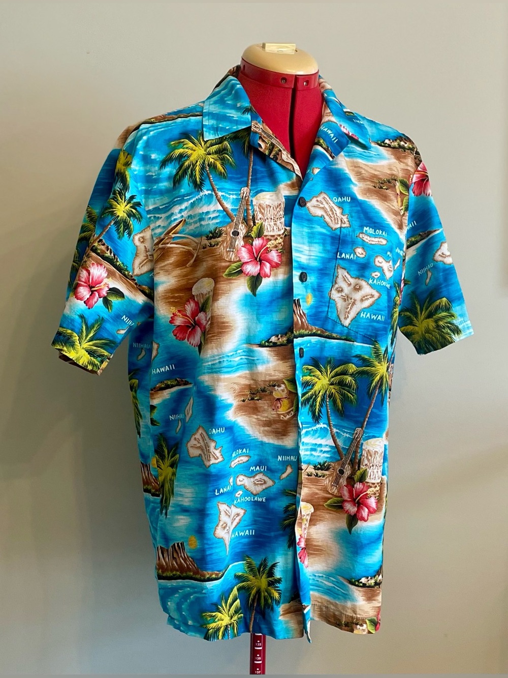 RJC - all cotton Hawaiian shirt Size Medium